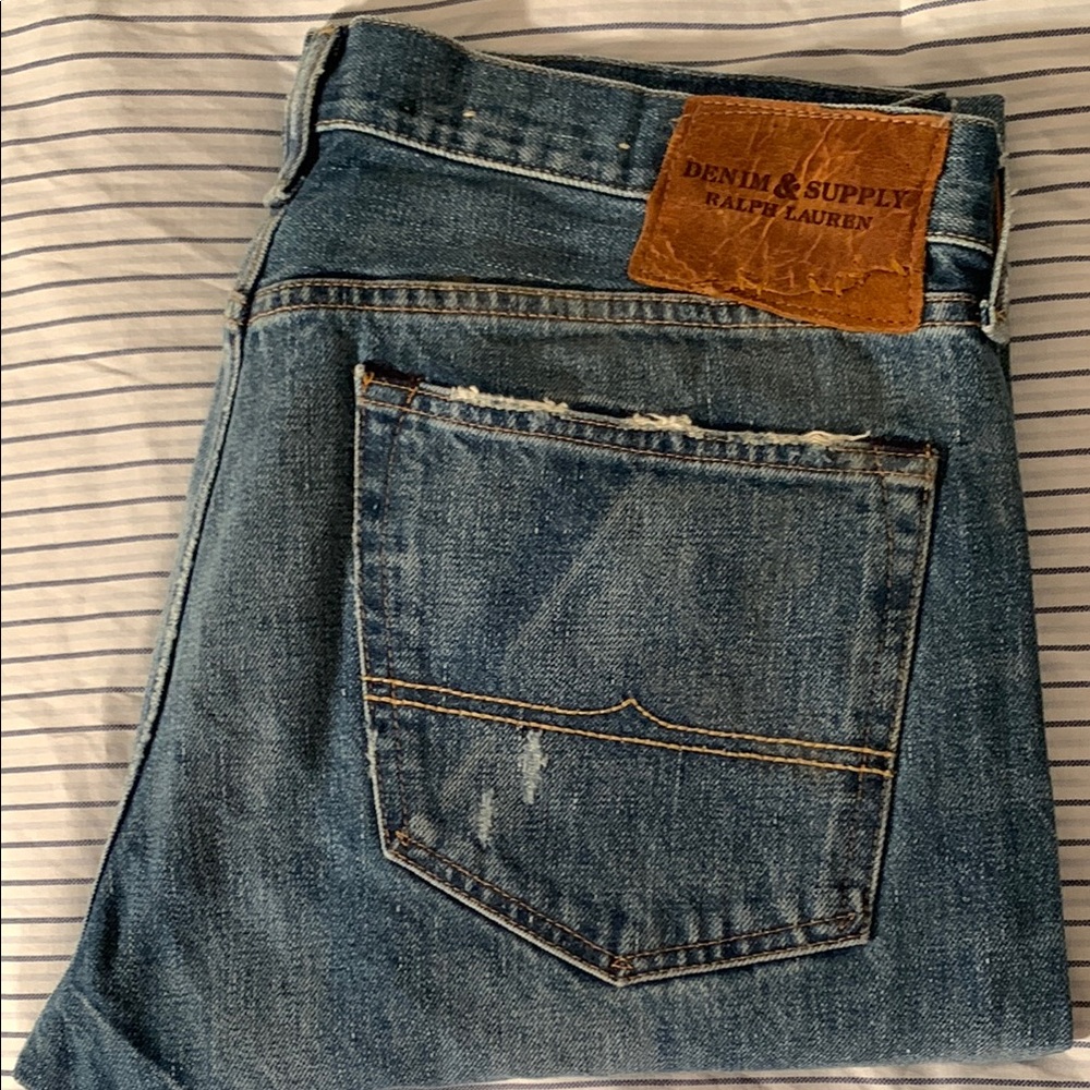 Very Rare Ralph Lauren DS Denim Blue Jeans